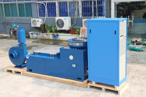 System badawczy chłodzonego powietrzem elektrodynamicznego wstrząsacza drgającego 3 oś Tabela drgań